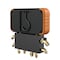 Navac Manifold Gauge, 4-Valve, 3-1/8", R410A/22/134a/404A, 5' Hoses N4A4H - alternate 2